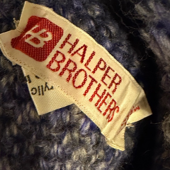 Vintage Halper Brothers – Made in Italy -Chunky Knit Purple Hat main image 6